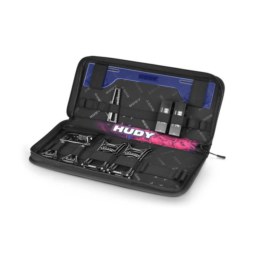 SET-UP STATION & SET-UP TOOLS + CARRYING BAG FOR 1 / 8 OFF-ROAD CARS