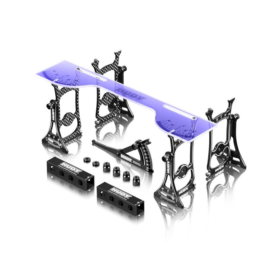 SET-UP STATION & SET-UP TOOLS + CARRYING BAG FOR 1 / 10 OFF-ROAD CARS