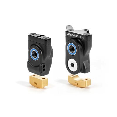 XRAY 352005 - XB8 2014 Diff Bulkhead Block Set Front/Rear