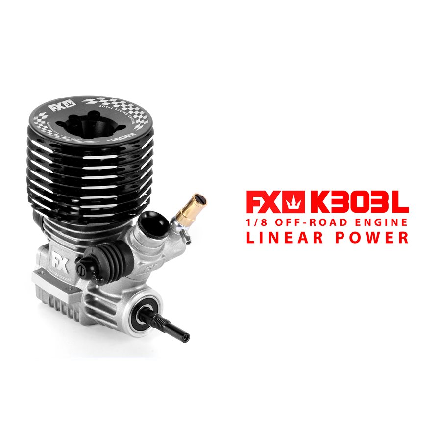 FX Engines G501 DLC .21 5-Port On-Road GT Engine Combo w