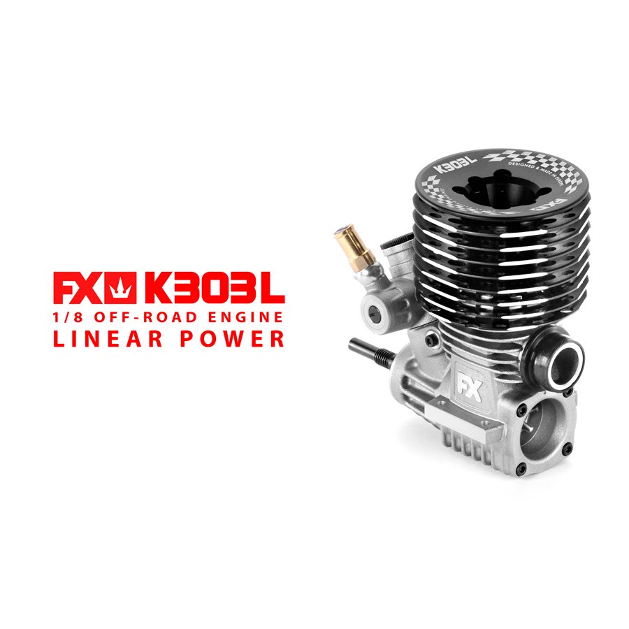 FX Engines K502 ラジコンエンジン FX Engines K502 DLC .21 5-Port Off-Road Buggy Engine Combo w