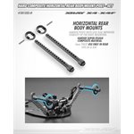 T2 FRONT BODY MOUNT SET 6MM - HARD
