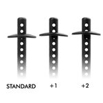 REAR BODY MOUNT SET +1MM HEIGHT