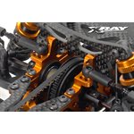 T3 ALU UPPER CLAMP WITH ADJ. ROLL-CENTER (L+R) - ORANGE