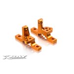 T3 ALU UPPER CLAMP WITH ADJ. ROLL-CENTER (L+R) - ORANGE