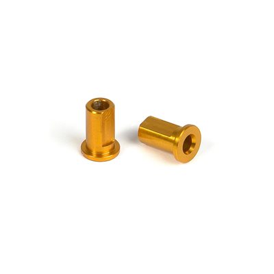 T2 ALU NUT FOR SUSP. HOLDER - ORANGE (2)