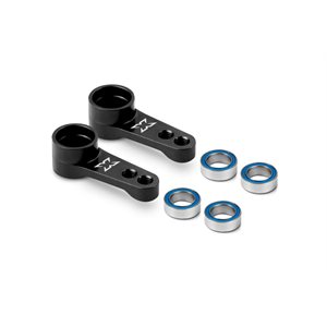 ALU DUAL SERVO SAVER ARM-BLACK + BALL-BEARINGS (2)