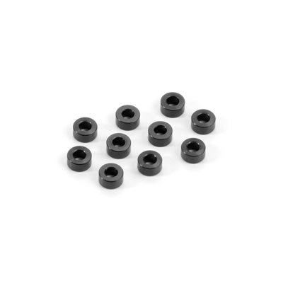 ALU SHIM 3x6x3.0MM (10) - BLACK