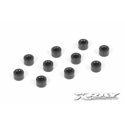 ALU SHIM 3x6x4.0MM - BLACK (10)