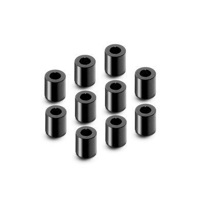 ALU SHIM 3x6x7.0MM - BLACK (10)