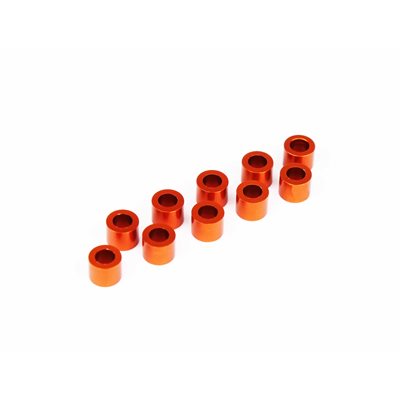 ALU SHIM 3x5x4.0MM - ORANGE (10)