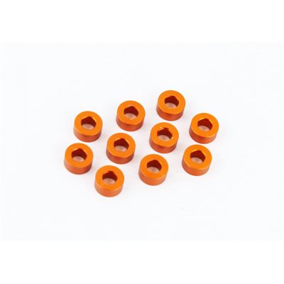 ALU SHIM 3x6x3.0MM (10) - ORANGE