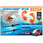 DRIVE SHAFT REPLACEMENT PLASTIC CAP 3.5 MM - ORANGE - STRONG (4)