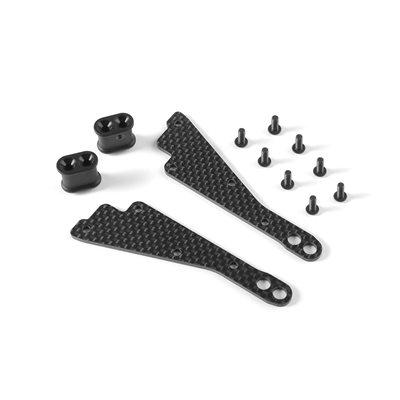 GRAPHITE CHASSIS SIDE GUARD BRACE - STIFF GRAPHITE CHASSIS SIDE GUARD BRACE - STIFF