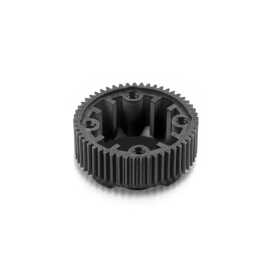 COMPOSITE GEAR DIFFERENTIAL CASE WITH PULLEY 53T - LCG GRAPHITE
