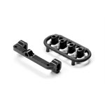ALU UPPER ARM HOLDER -  RIGHT - BLACK - SWISS 7075 T6 - SET