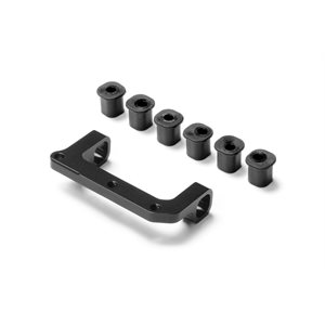 ALU UPPER ARM HOLDER LEFT - BLACK - SET