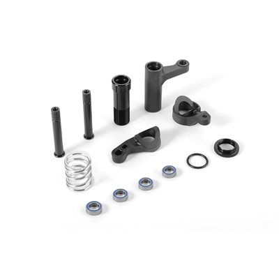 XB8'16 SERVO SAVER COMPLETE SET - GRAPHITE