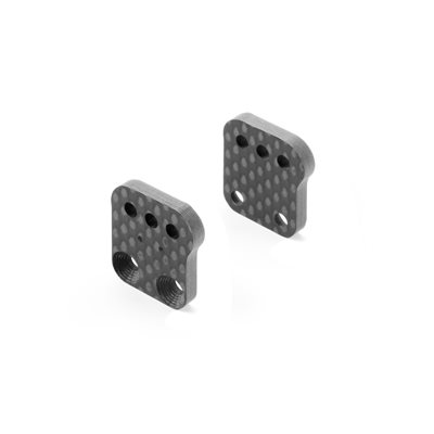 GRAPH. EXTENSION ALU REAR UPRIGHT - 2MM LOWER CAMBER LINK - 2 DOTS (1+1)