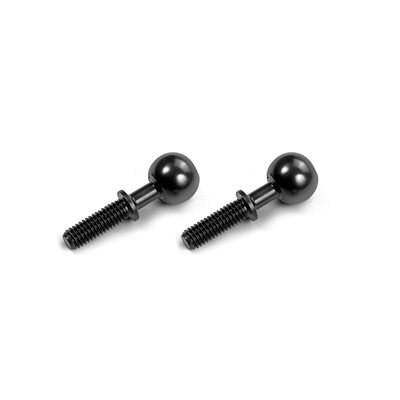 ALU PIVOT BALL 13.7 MM WITH STEEL SCREW (2)