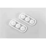 XB9 COMPOSITE SHOCK 6-HOLE PISTON SET (1.2; 1.3; 1.4MM)