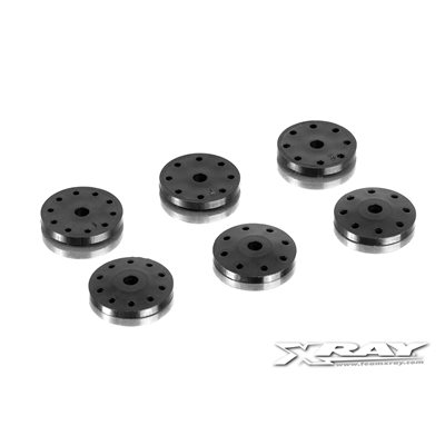 XB808 SHOCK PISTON SET 8-HOLE (1.2; 1.3) 10-H. (1.1MM)