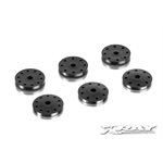 XB808 SHOCK PISTON SET 8-HOLE (1.2; 1.3) 10-H. (1.1MM)