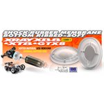 XB8 SHOCK RUBBER MEMBRANE BOTTOM RIBBED- SOFT (4)