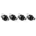 XB808 CLUTCH BELL 15T WITH OVERSIZED 5x12x4MM BALL-BEARINGS