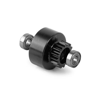 XB808 CLUTCH BELL 16T WITH OVERSIZED 5x12x4MM BALL-BEARINGS
