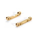 BRASS REAR LOWER SUSPENSION HOLDER SET +2 - RR+RF