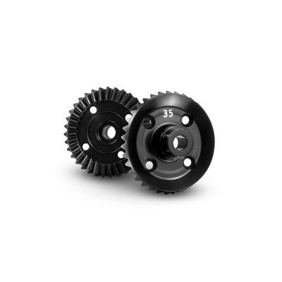 ALU DIFF. BEVEL GEAR 35T - 7075 T6 HARD COATED