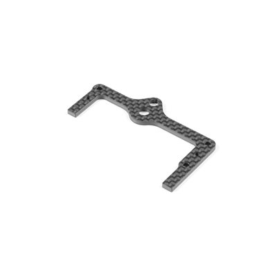X12 CARBON REAR POD LOWER PLATE FOR 1-PIECE CHASSIS - REAR