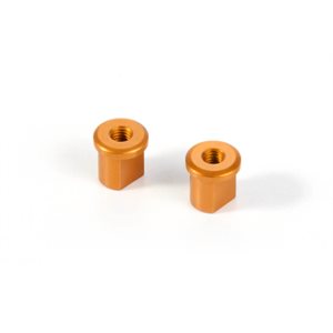ALU ECCENTRIC BUSHING 0.0MM (2) - ORANGE