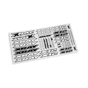 XRAY XII STICKER FOR BODY - WHITE