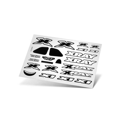 XRAY X1 STICKER FOR BODY - WHITE
