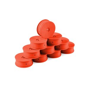 HUDY 1 / 10 OFF-ROAD WHEEL - 2WD – FRONT – ORANGE (10)
