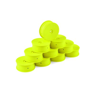 HUDY 1 / 10 OFF-ROAD WHEEL - 2WD – FRONT – YELLOW (10)
